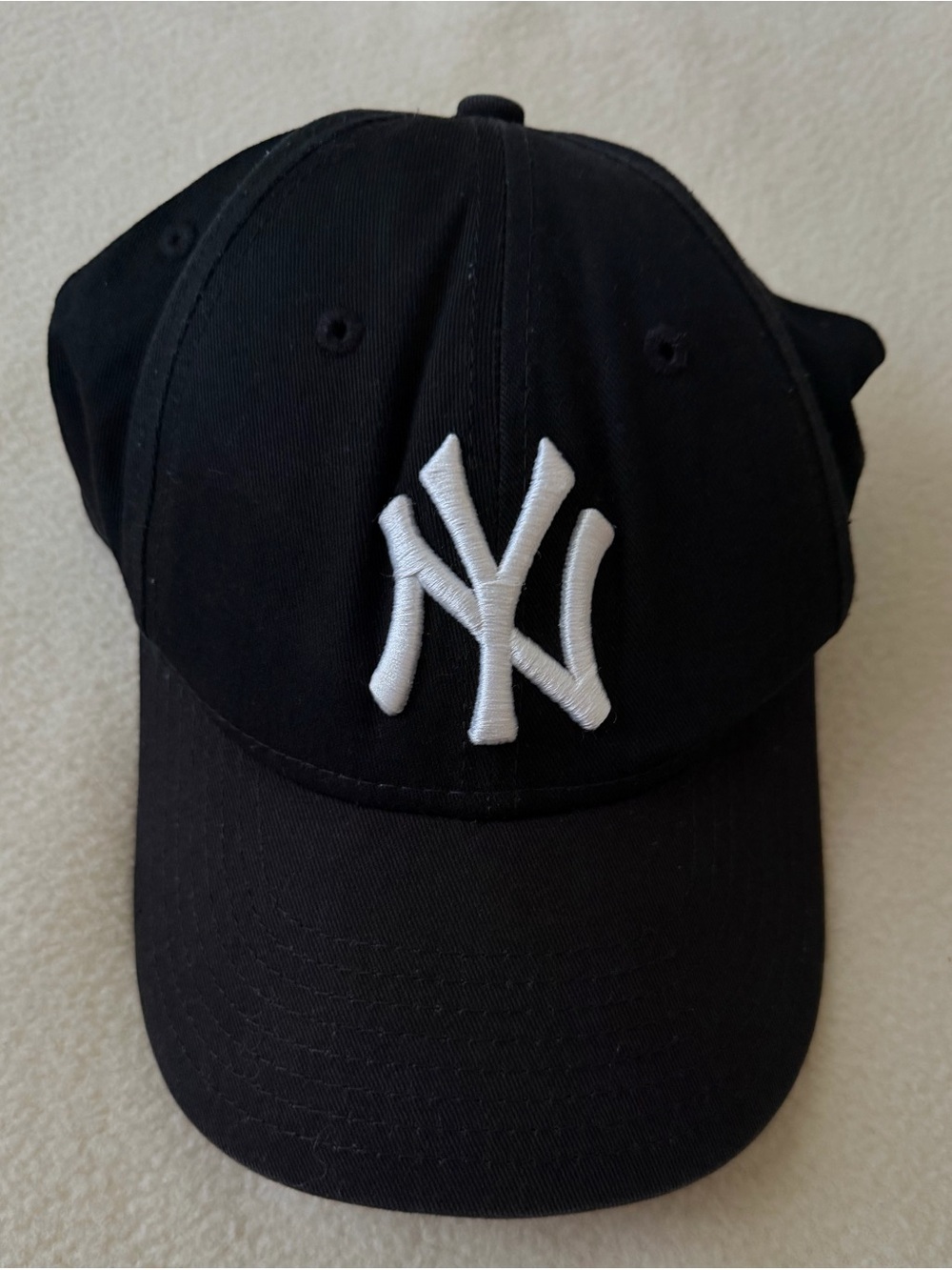 New Era New York Yankees 9FORTY Youth Black Adjustable Hat Cap